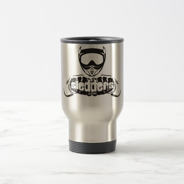 Sledders.com Tumbler Travel Mug (Center)