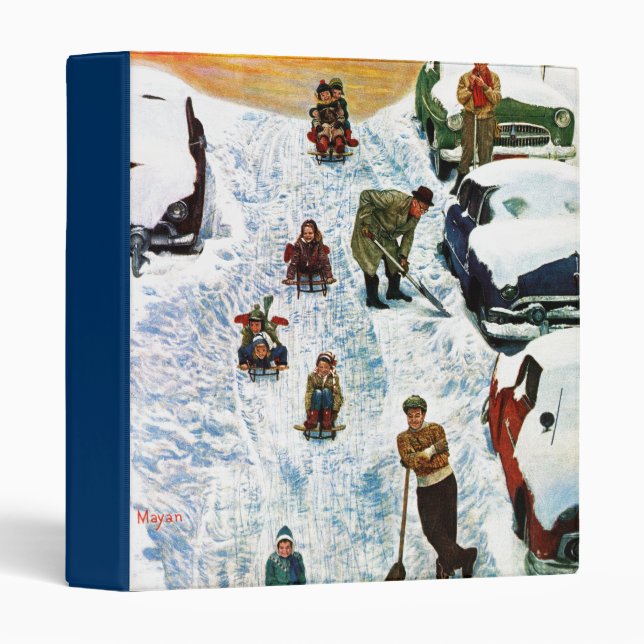 Sledding and Digging Out Binder (Front/Spine)