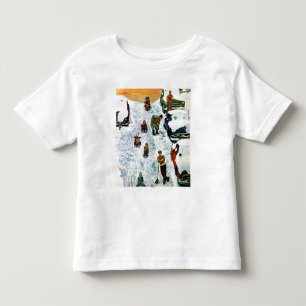 Sledding and Digging Out Toddler T-shirt