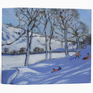 Sledging Derbyshire Peak District 2012 Binder