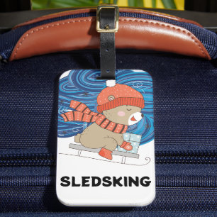 Sledsking Personalizable Luggage Tag