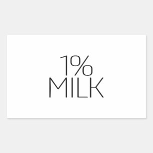 Sleek 1% Milk Sticker