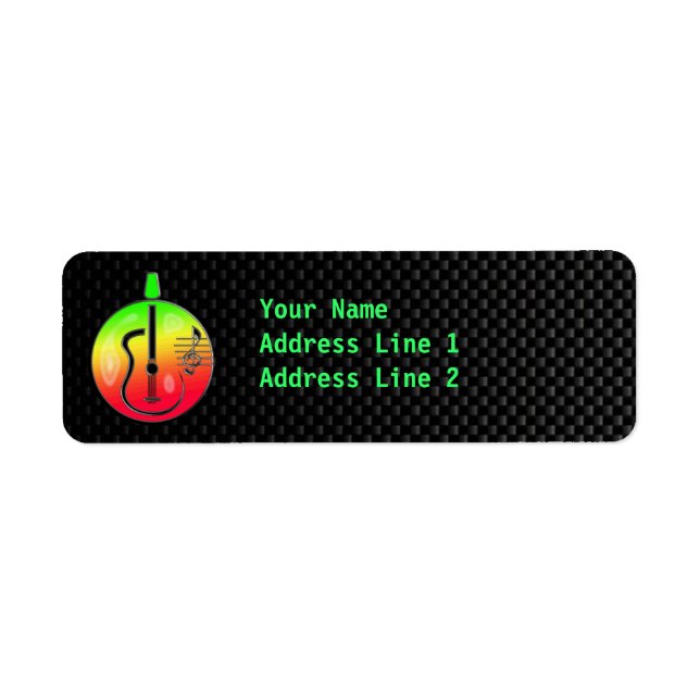 Sleek Acoustic Guitar (Front)