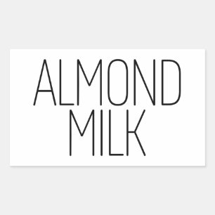Sleek almond milk sticker