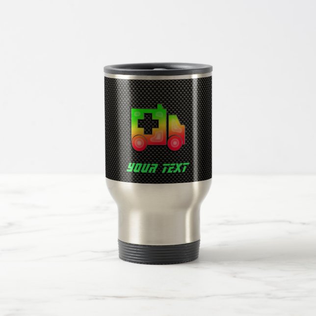 Sleek Ambulance Travel Mug (Center)