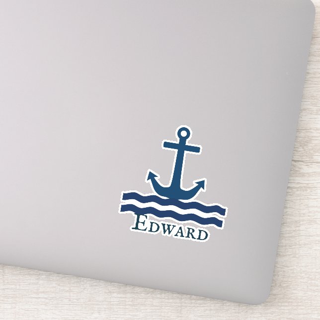 Sleek Anchor Nautical Custom (Detail)