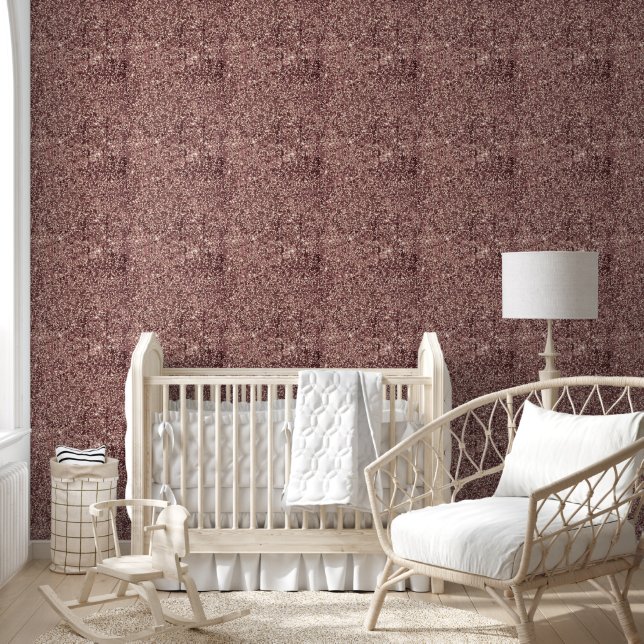 Sleek and Stylish Chic Rose Gold Glitter Patterns Wallpaper (Kids)