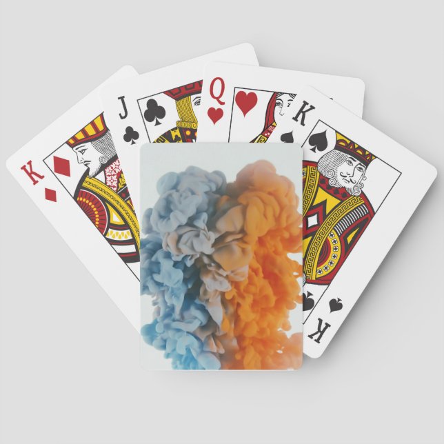 Sleek Artistic Playing Cards (Back)