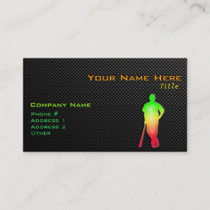 Sleek Baseball Business Card