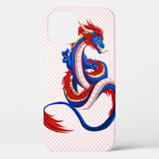 Sleek Black Dragon iPhone 12 Case – Bold and Prote