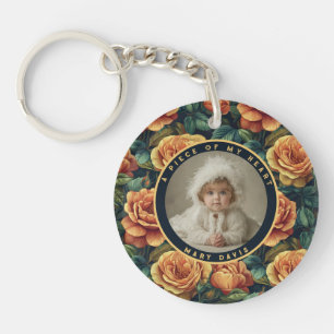 Sleek Christmas Gifts For Women Floral Rose Keychain
