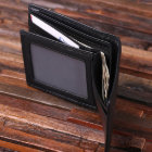 Sleek Classic Monogram Men's Leather Wallet