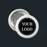 Sleek, contemporary, polished,& customizable 1 inch round button<br><div class="desc">EVERYONE CAN USE THIS DESIGN.You are free to add,  edit,  or resize the logo,  photo,  text,  and colours as you choose.Many thanks.</div>