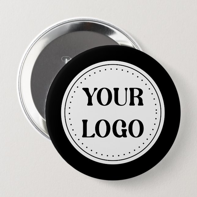  Sleek, contemporary, polished,& customizable. 4 Inch Round Button (Front & Back)