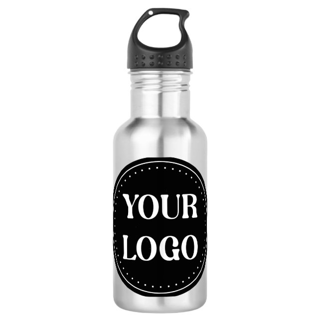 Sleek, contemporary, polished,& customizable 710 ml water bottle (Front)