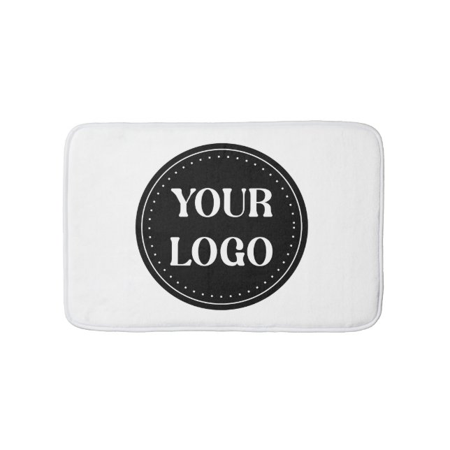 Sleek, contemporary, polished,& customizable bath mat (Front)