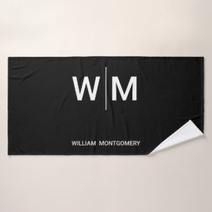 Sleek, contemporary, polished, & customizable. bath towel