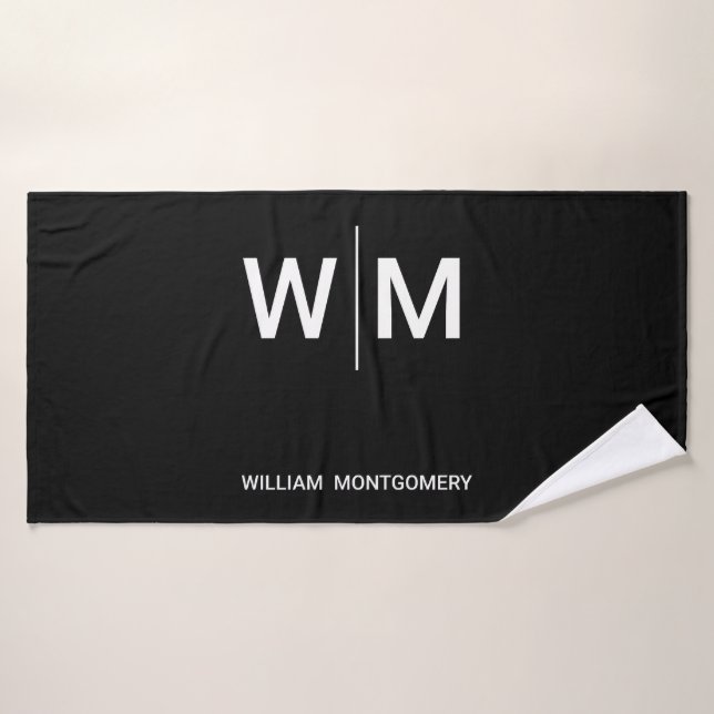 Sleek, contemporary, polished, & customizable. bath towel (Bath Towel)