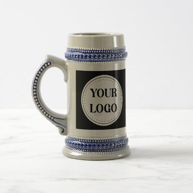  Sleek, contemporary, polished,& customizable. Beer Stein (Left)