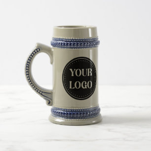 Sleek, contemporary, polished,& customizable beer stein