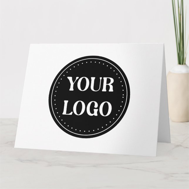 Sleek, contemporary, polished,& customizable card (Front)