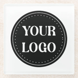 Sleek, contemporary, polished,& customizable glass coaster