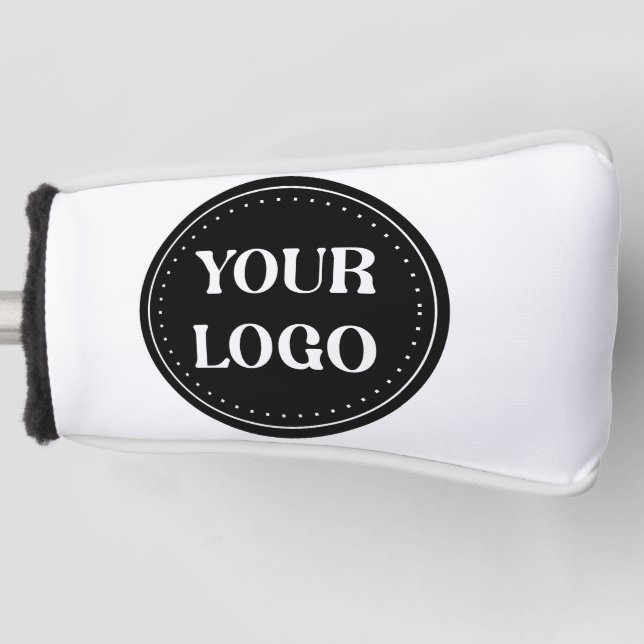 Sleek, contemporary, polished,& customizable golf head cover (Front)