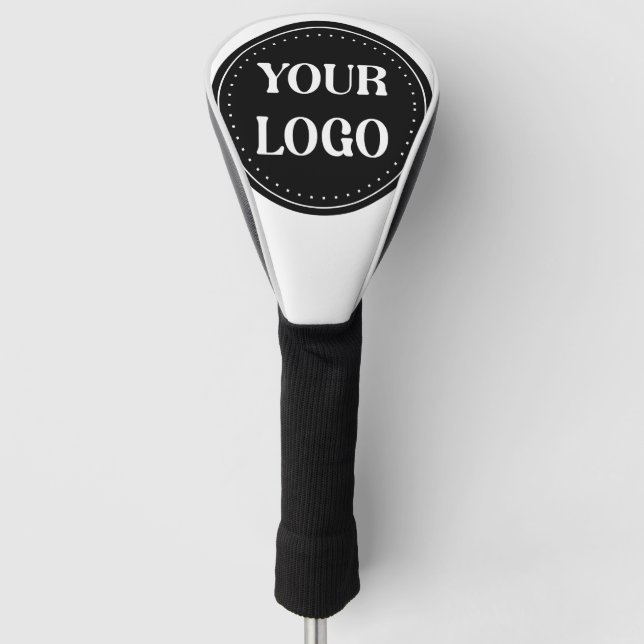 Sleek, contemporary, polished,& customizable golf head cover (Front)