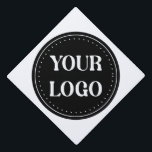 Sleek, contemporary, polished,& customizable graduation cap topper<br><div class="desc">EVERYONE CAN USE THIS DESIGN.You are free to add,  edit,  or resize the logo,  photo,  text,  and colours as you choose.Many thanks.</div>