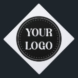 Sleek, contemporary, polished,& customizable graduation cap topper<br><div class="desc">EVERYONE CAN USE THIS DESIGN.You are free to add,  edit,  or resize the logo,  photo,  text,  and colours as you choose.Many thanks.</div>