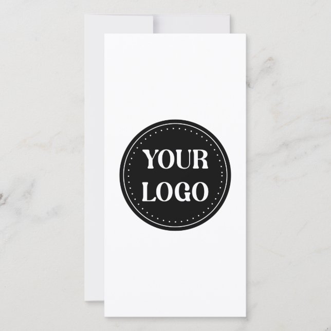 Sleek, contemporary, polished,& customizable holiday card (Front)