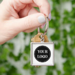 Sleek, contemporary, polished,& customizable. keychain<br><div class="desc">This design is usable by all. The text,  colours,  logo,  and images may all be added,  changed,  or resized as needed.Many thanks.</div>