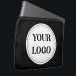 Sleek, contemporary, polished,& customizable. Laptop Sleeve<br><div class="desc">This design is usable by all. The text, colours, logo, and images may all be added, changed, or resized as needed.Many thanks.</div>
