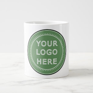 Sleek, contemporary, polished,& customizable. large coffee mug