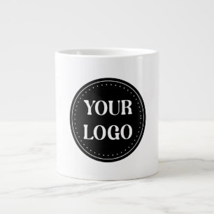 Sleek, contemporary, polished,& customizable large coffee mug