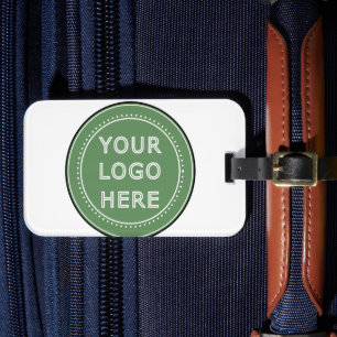 Sleek, contemporary, polished,& customizable. luggage tag