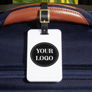Sleek, contemporary, polished,& customizable. luggage tag