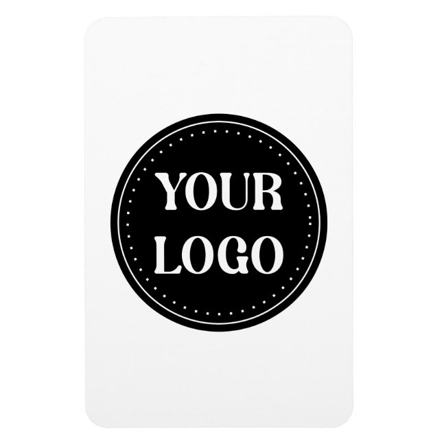 Sleek, contemporary, polished,& customizable magnet (Vertical)