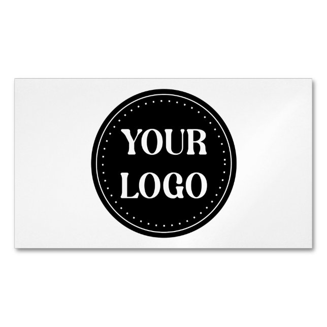 Sleek, contemporary, polished,& customizable 	Magnetic business card (Front)