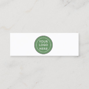 Sleek, contemporary, polished,& customizable. mini business card