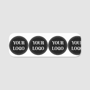 Sleek, contemporary, polished,& customizable name tag