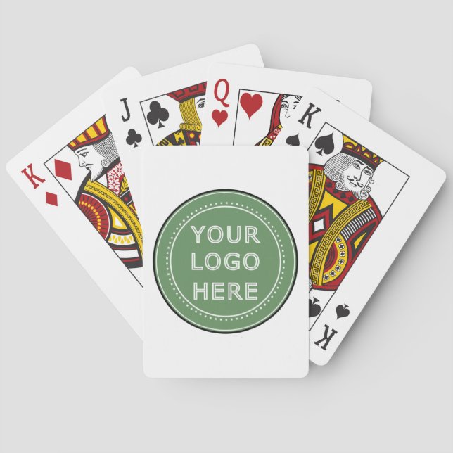 Sleek, contemporary, polished, & customizable. playing cards (Back)