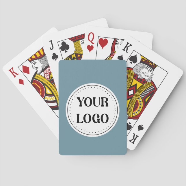 Sleek, contemporary, polished,& customizable. playing cards (Back)