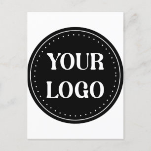 Sleek, contemporary, polished,& customizable postcard