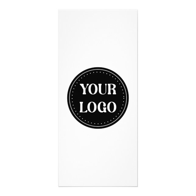 Sleek, contemporary, polished,& customizable rack card (Front)