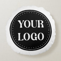 Sleek, contemporary, polished,&amp; customizable round pillow