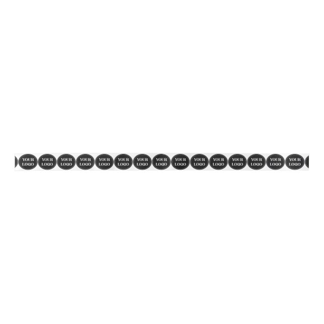Sleek, contemporary, polished,& customizable satin ribbon (Front)