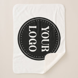 Sleek, contemporary, polished,& customizable sherpa blanket