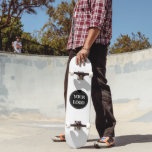 Sleek, contemporary, polished,& customizable skateboard<br><div class="desc">EVERYONE CAN USE THIS DESIGN.You are free to add,  edit,  or resize the logo,  photo,  text,  and colours as you choose.Many thanks.</div>