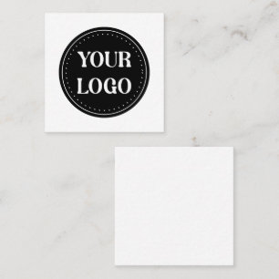 Sleek, contemporary, polished,& customizable square business card